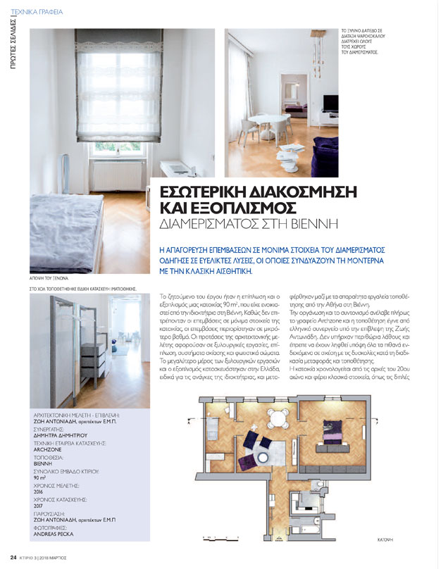  Εσωτερική διακοσμηση και εξοπλισμος διαμερισματος στην Βιεννη 