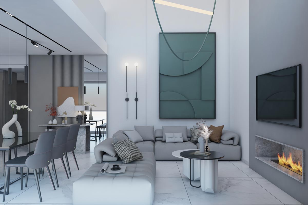 Εσωτερική Διακόσμηση Σαλονιού